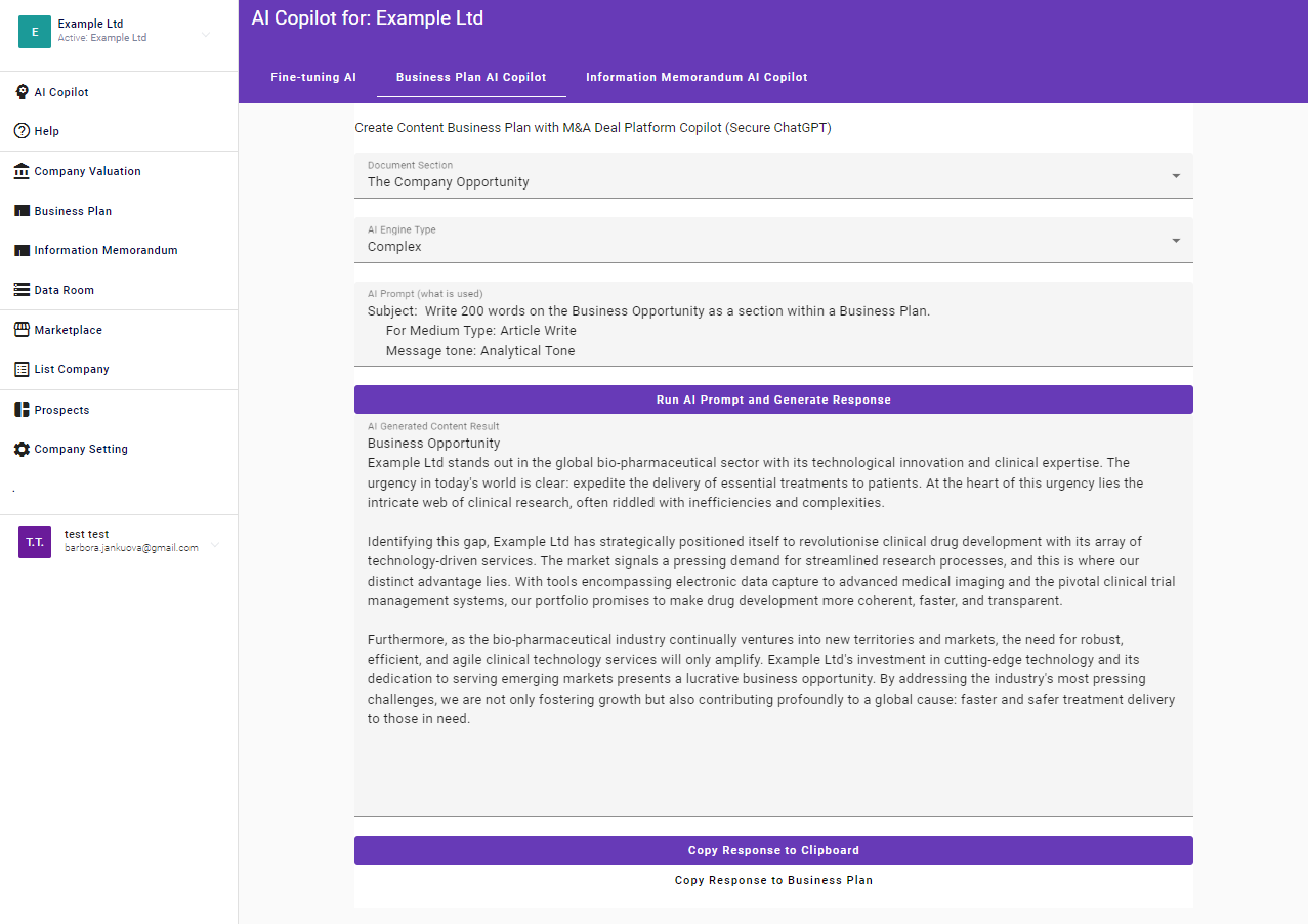 COPILOT PLANS FOR BUSINESS visual data 7